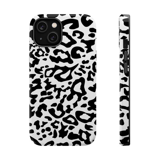 Leopard Print Magnetic Impact-Resistant Phone Case