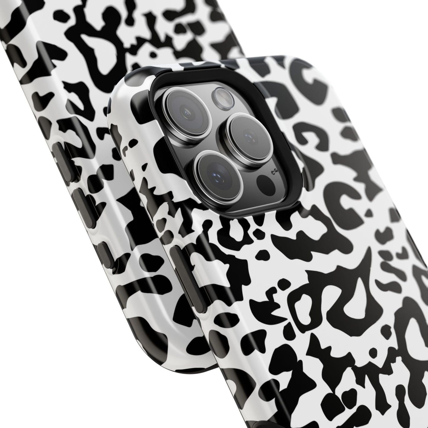Leopard Print Magnetic Impact-Resistant Phone Case