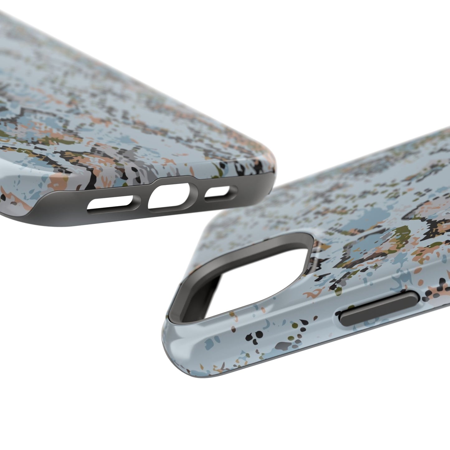 Blue Snake Skin Magnetic Impact Phone Case