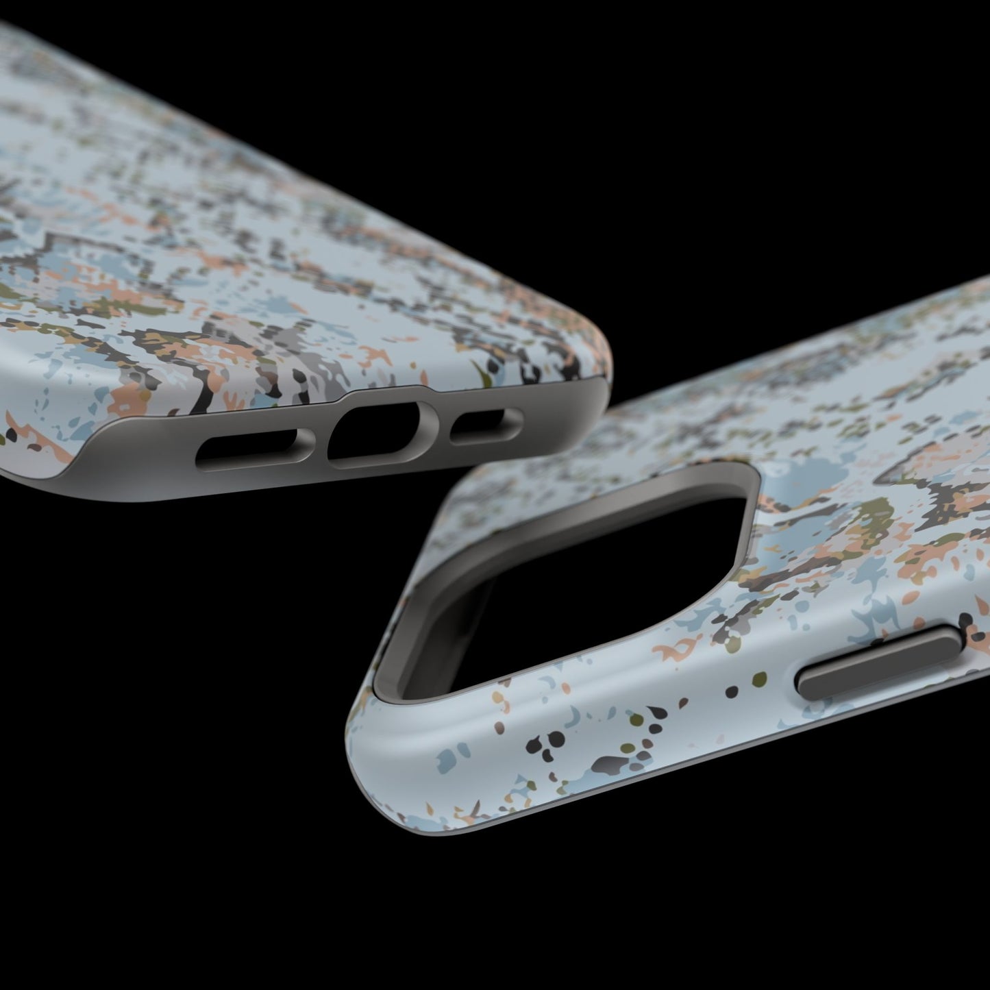 Blue Snake Skin Magnetic Impact Phone Case
