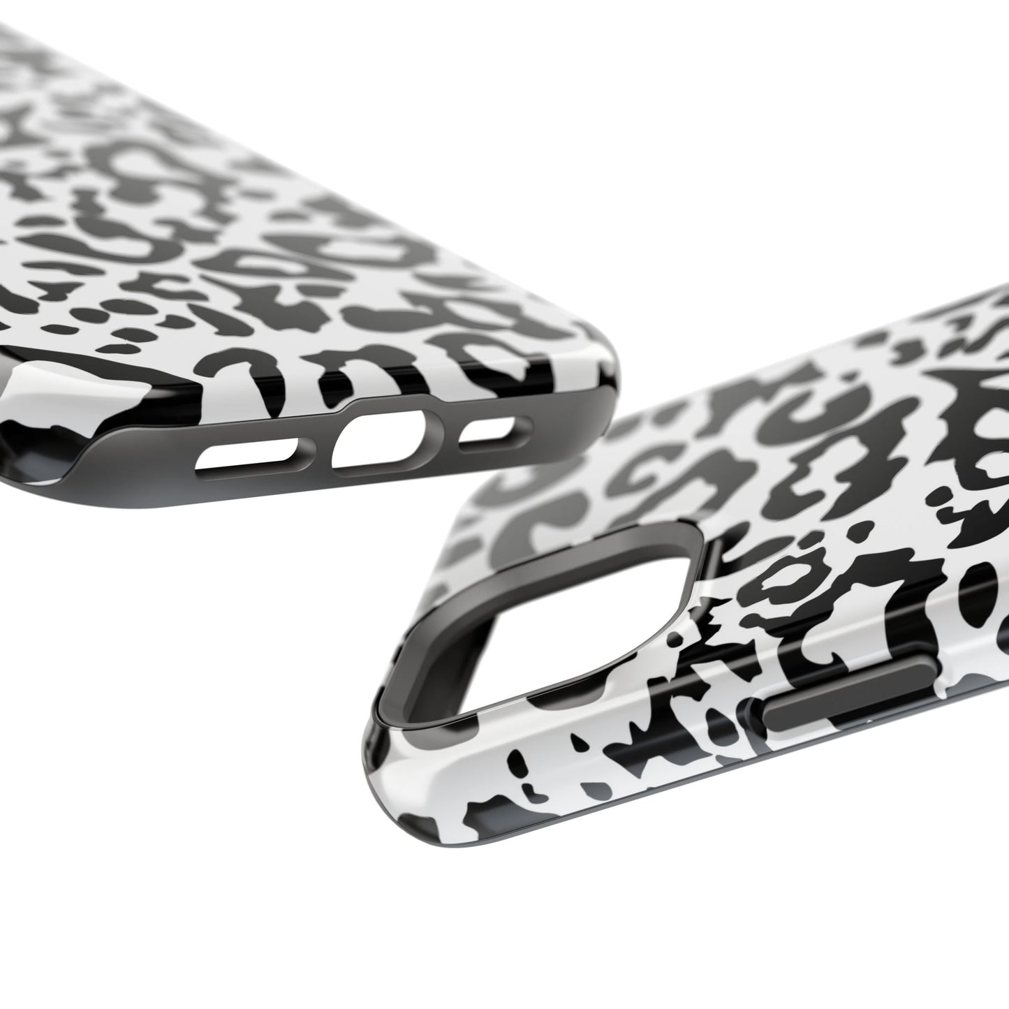 Leopard Print Magnetic Impact-Resistant Phone Case