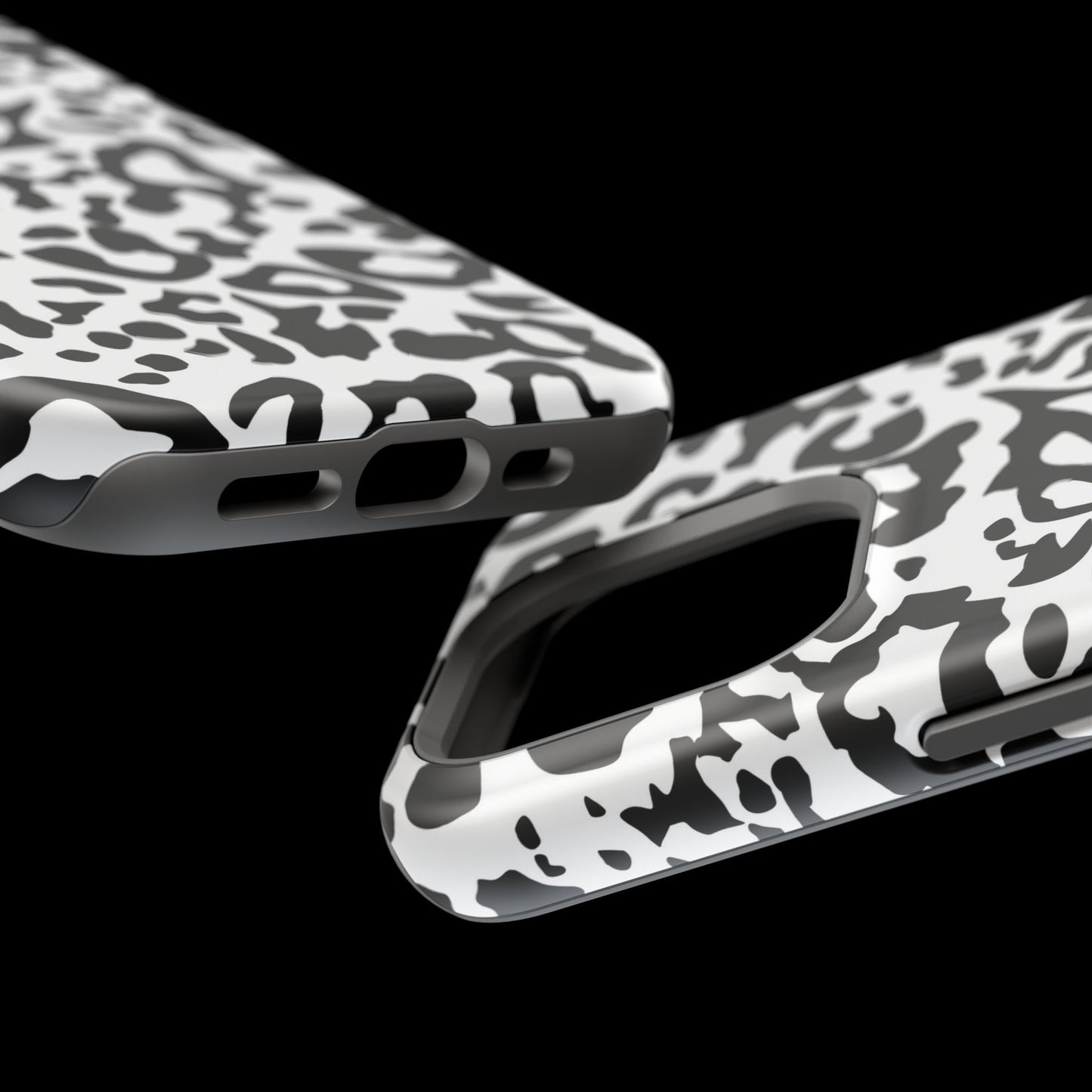 Leopard Print Magnetic Impact-Resistant Phone Case