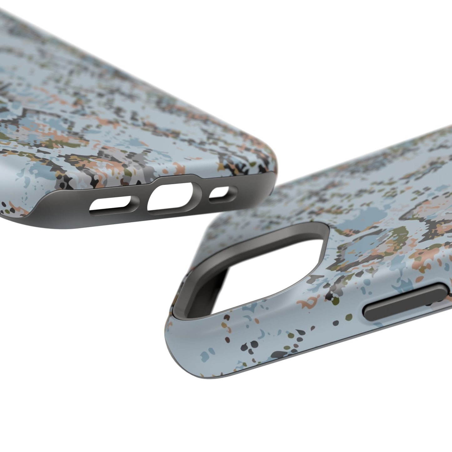 Blue Snake Skin Magnetic Impact Phone Case