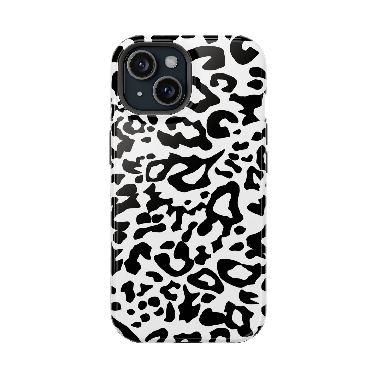 Leopard Print Magnetic Impact-Resistant Phone Case