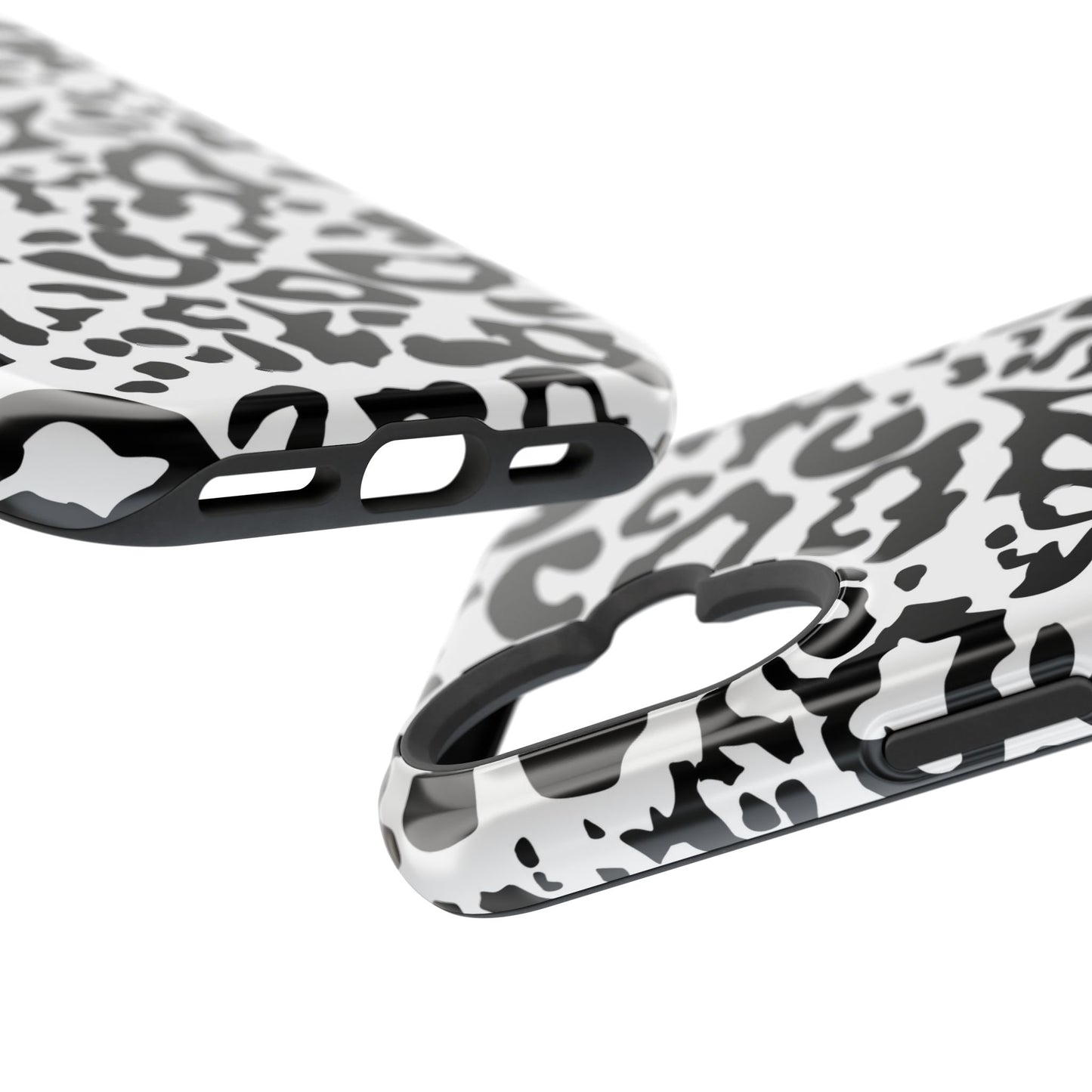 Leopard Print Magnetic Impact-Resistant Phone Case