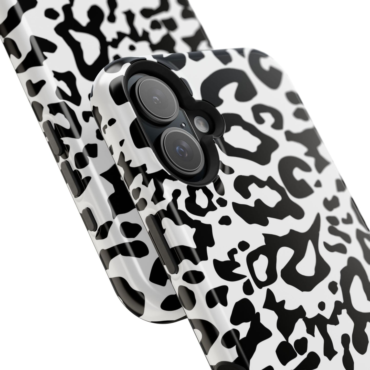 Leopard Print Magnetic Impact-Resistant Phone Case