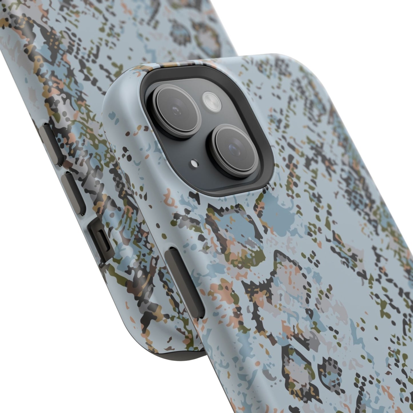 Blue Snake Skin Magnetic Impact Phone Case