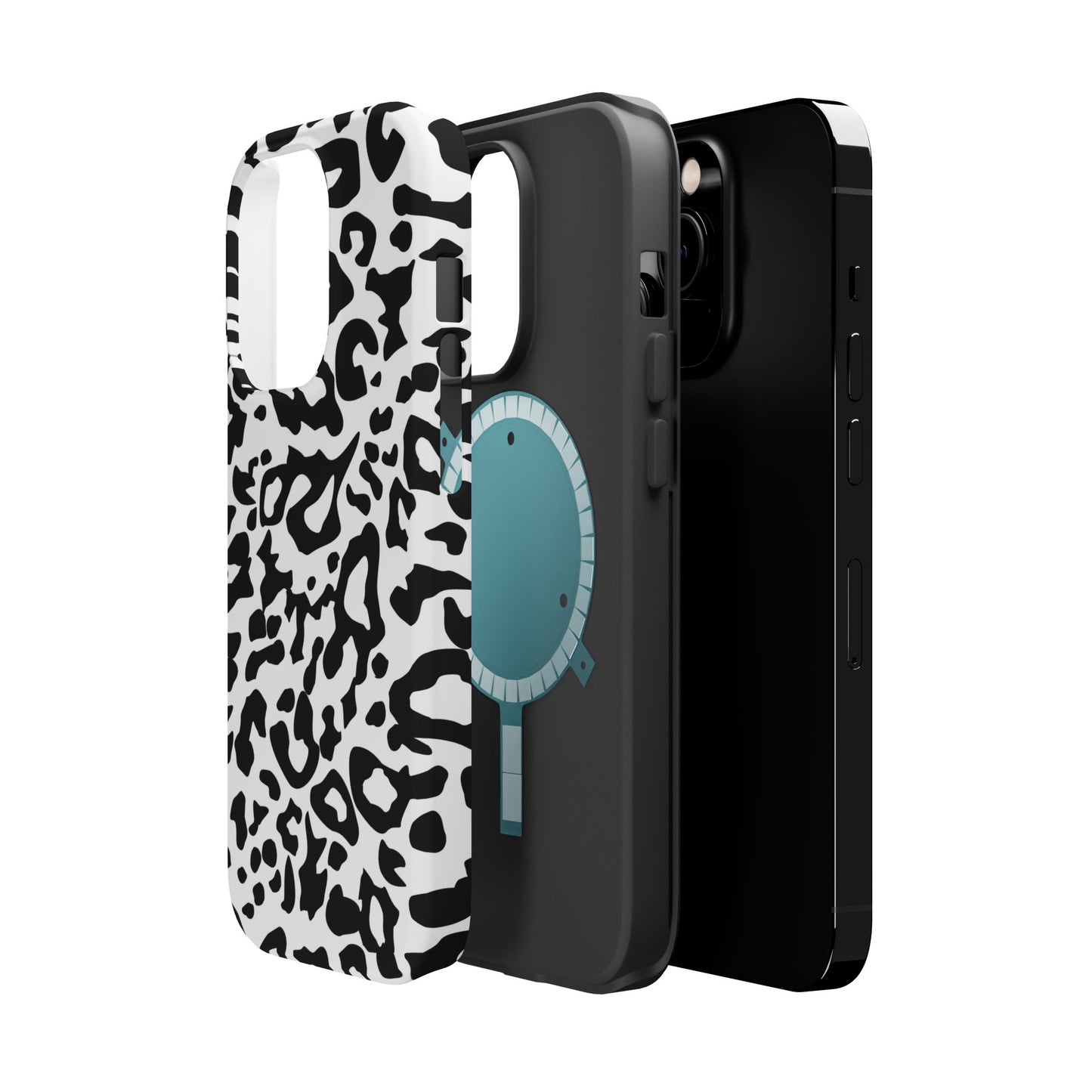Leopard Print Magnetic Impact-Resistant Phone Case