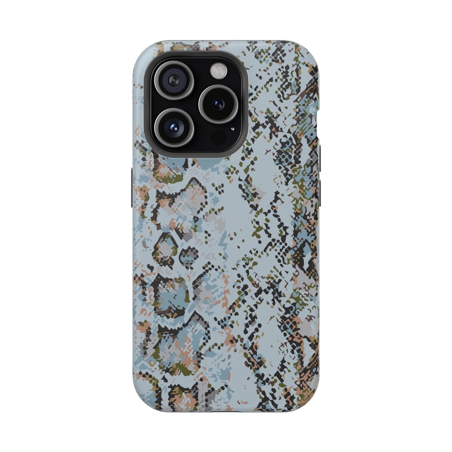 Blue Snake Skin Magnetic Impact Phone Case