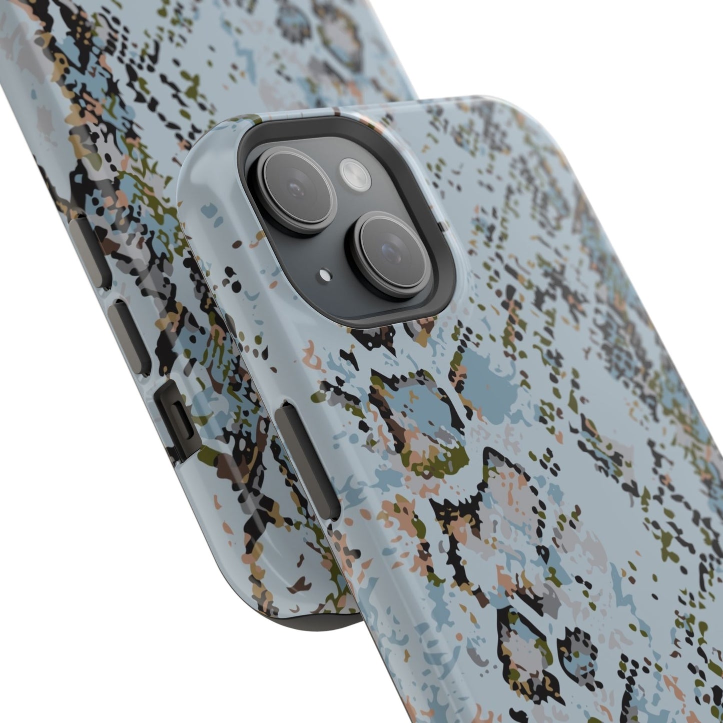 Blue Snake Skin Magnetic Impact Phone Case