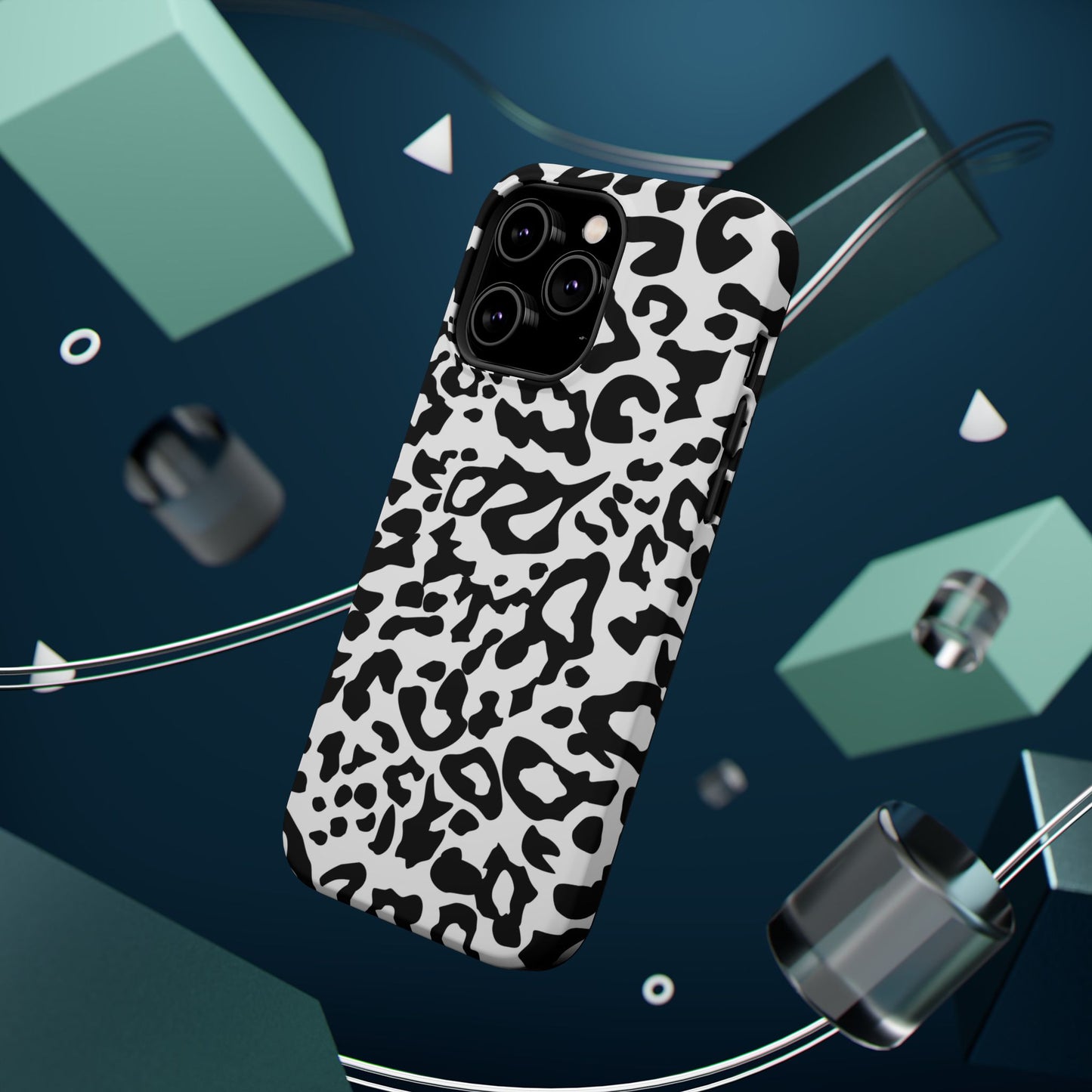 Leopard Print Magnetic Impact-Resistant Phone Case
