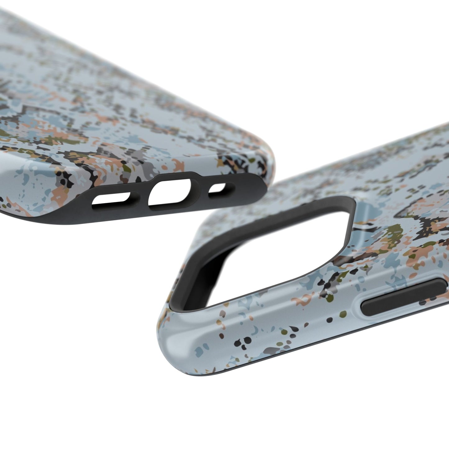 Blue Snake Skin Magnetic Impact Phone Case