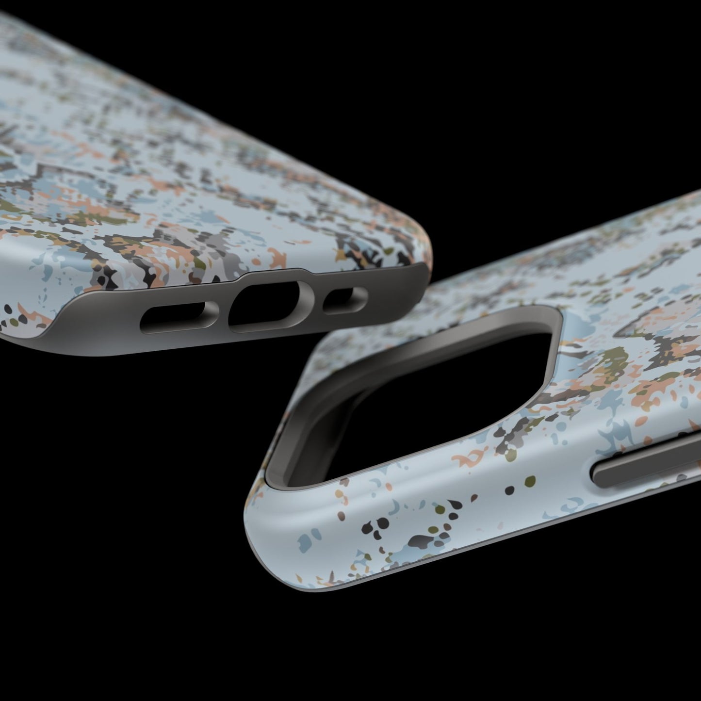 Blue Snake Skin Magnetic Impact Phone Case