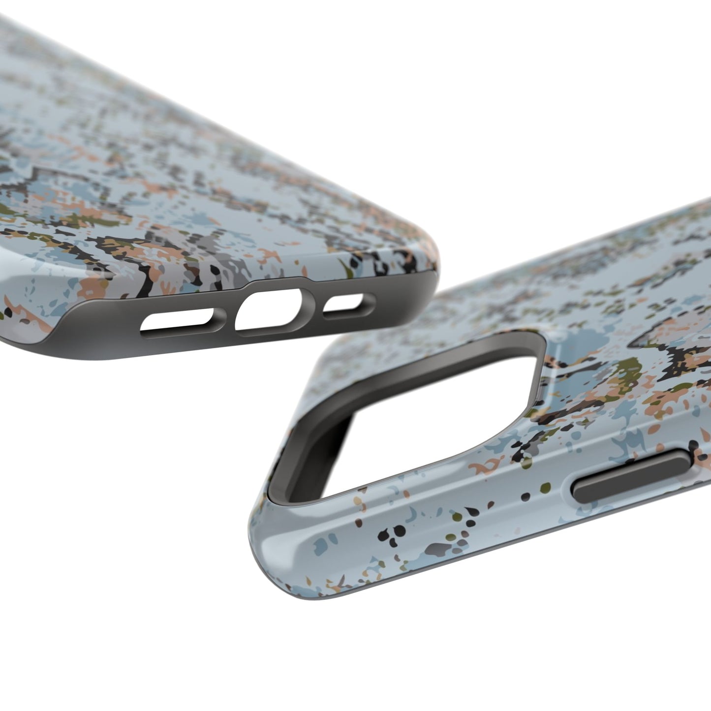 Blue Snake Skin Magnetic Impact Phone Case