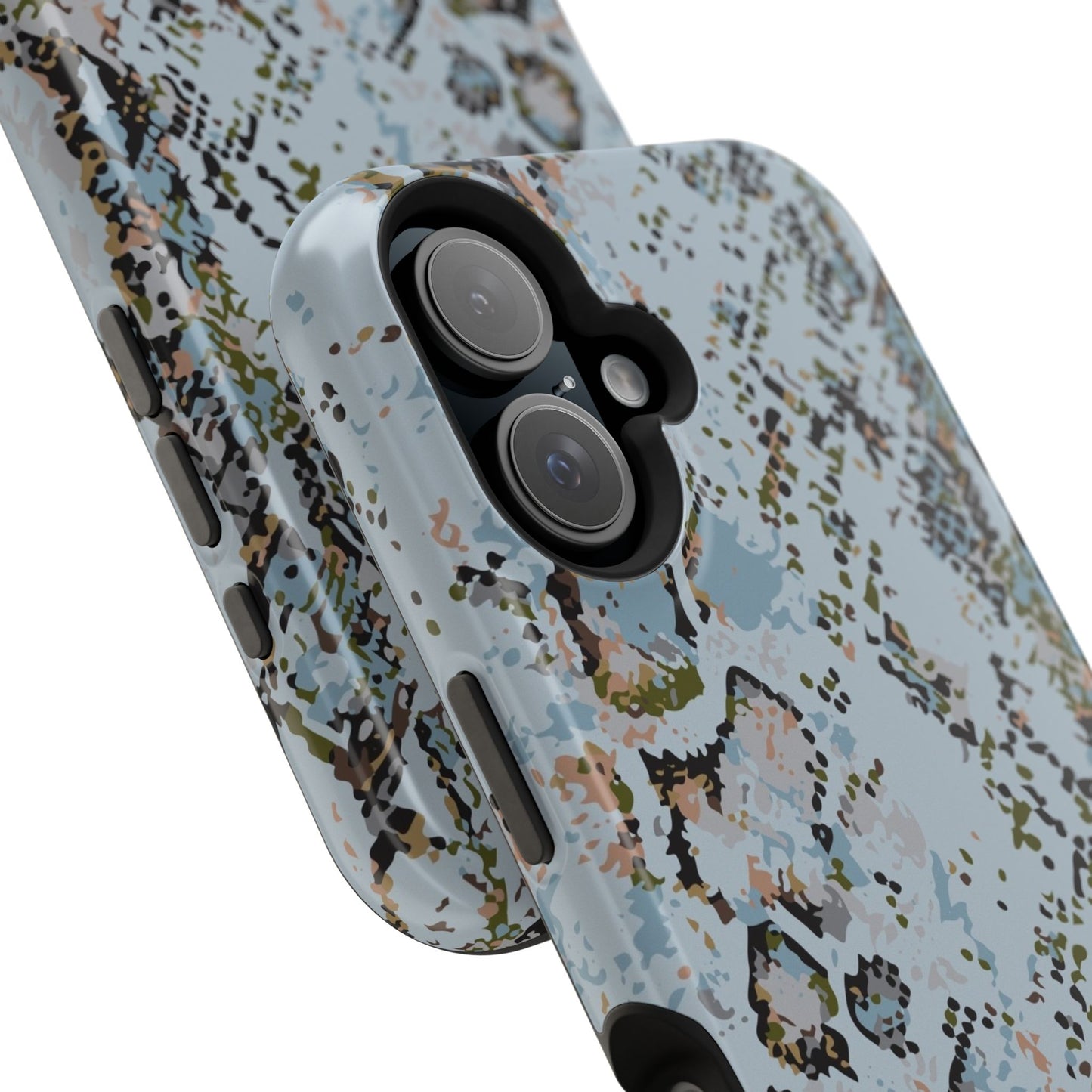 Blue Snake Skin Magnetic Impact Phone Case