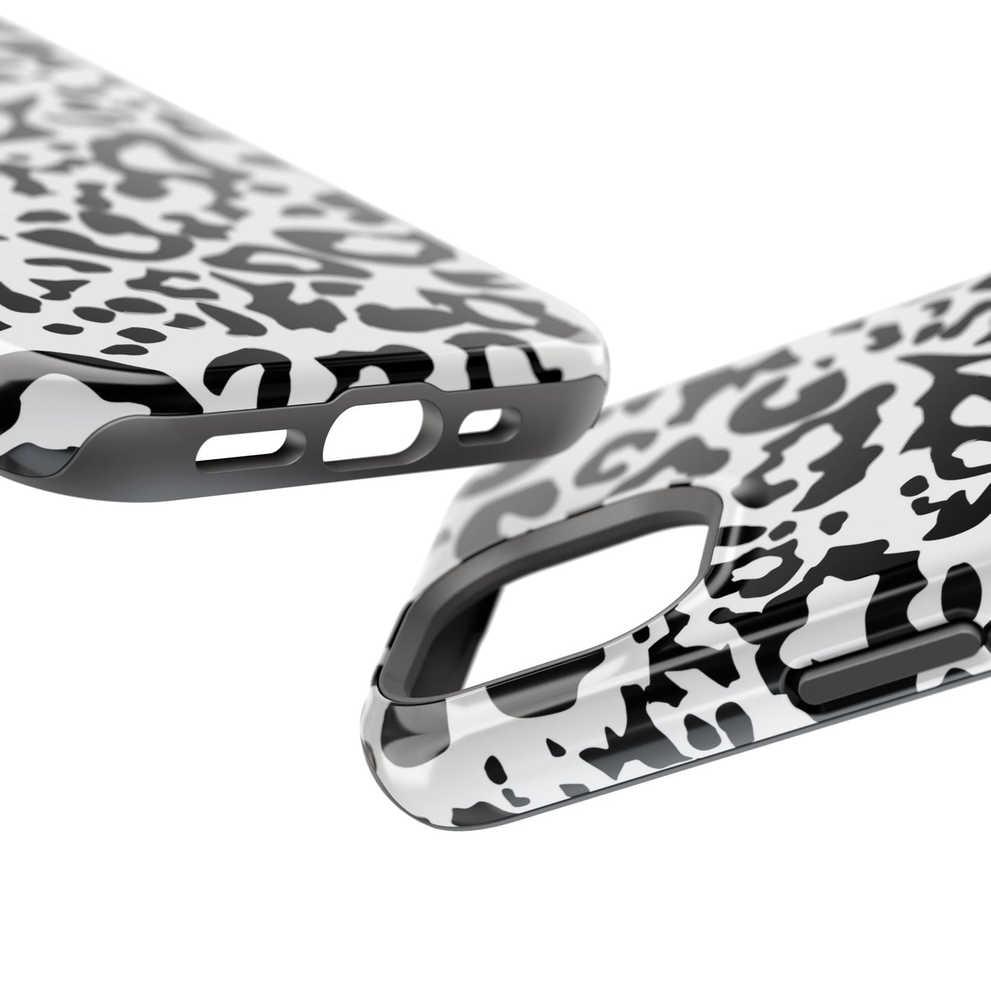 Leopard Print Magnetic Impact-Resistant Phone Case