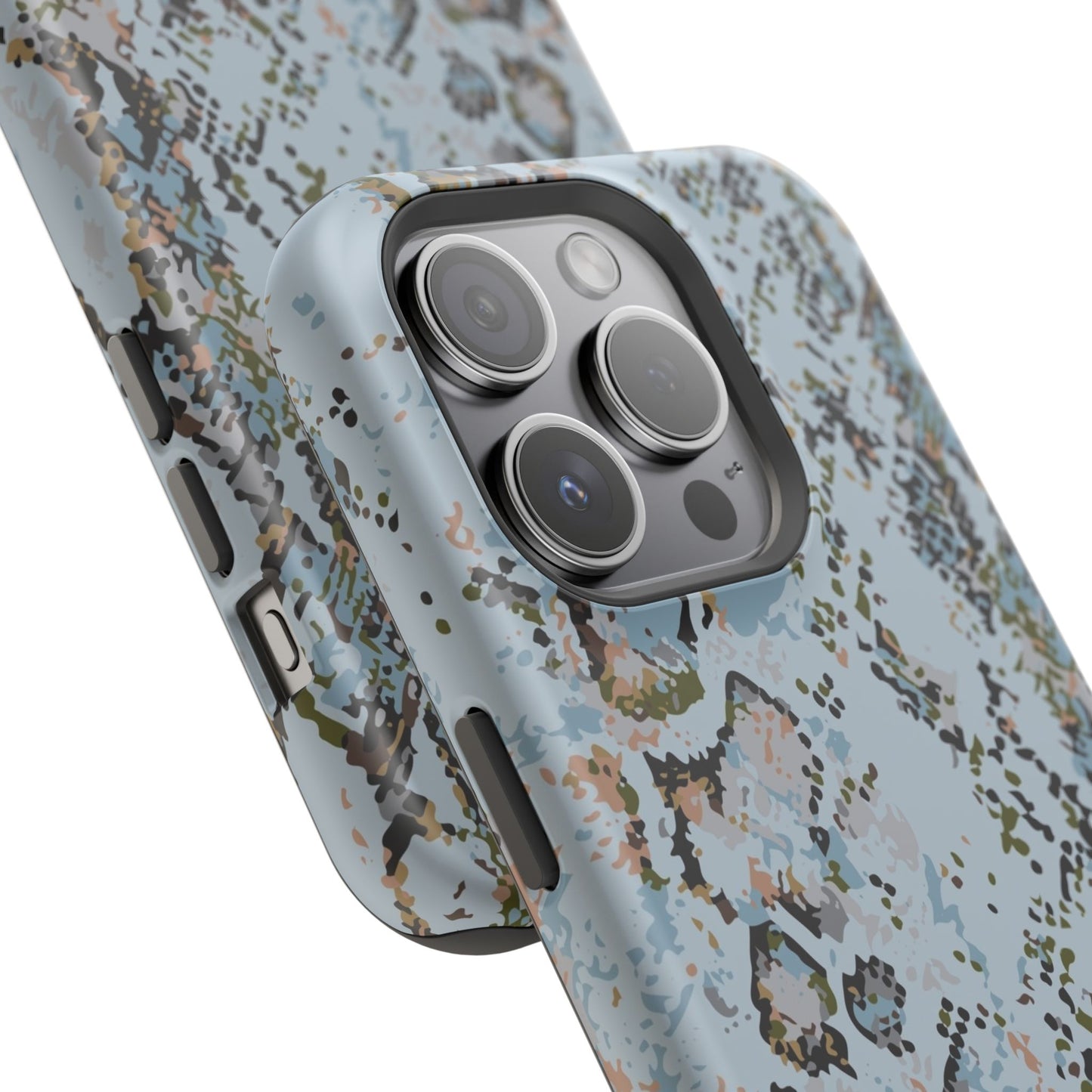 Blue Snake Skin Magnetic Impact Phone Case