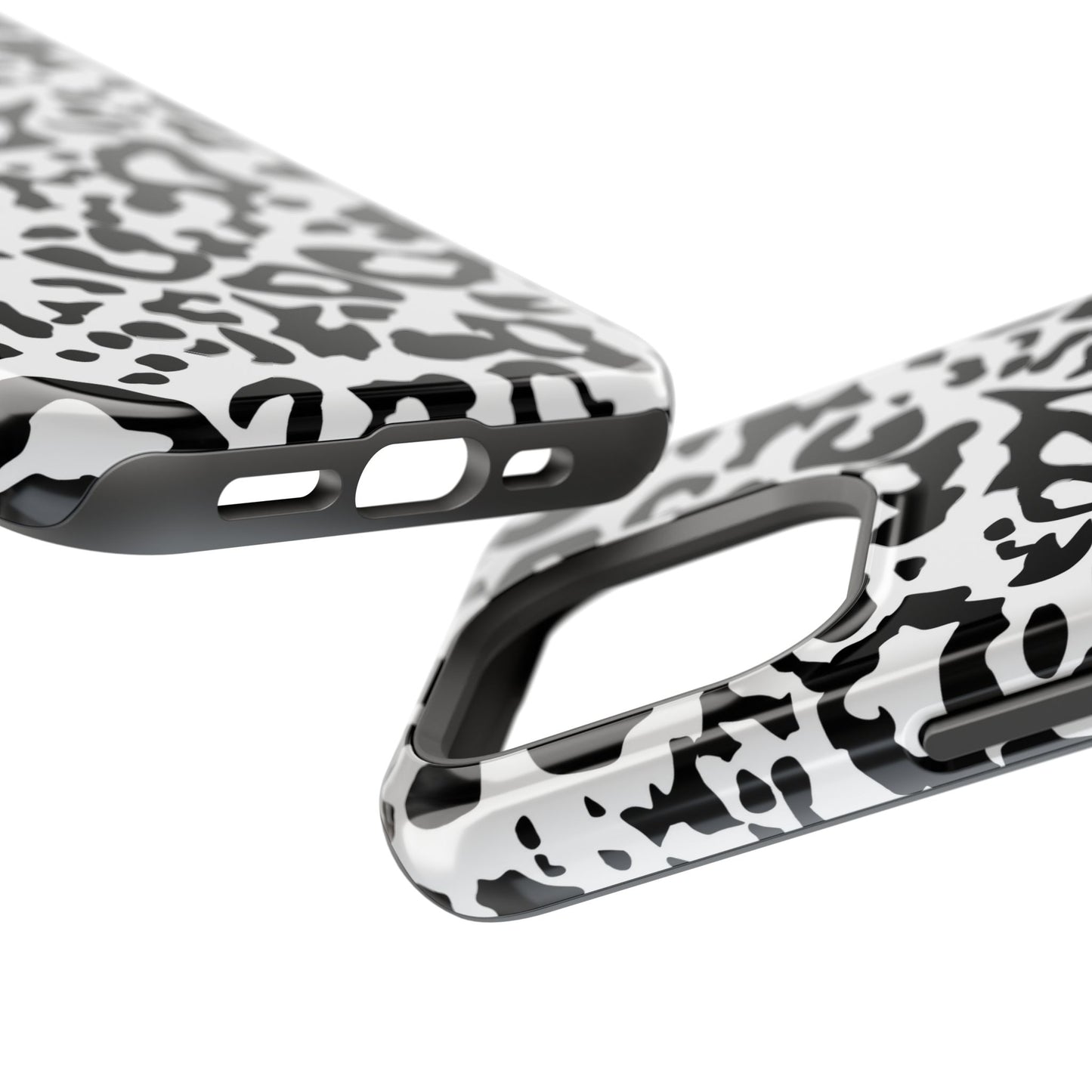 Leopard Print Magnetic Impact-Resistant Phone Case
