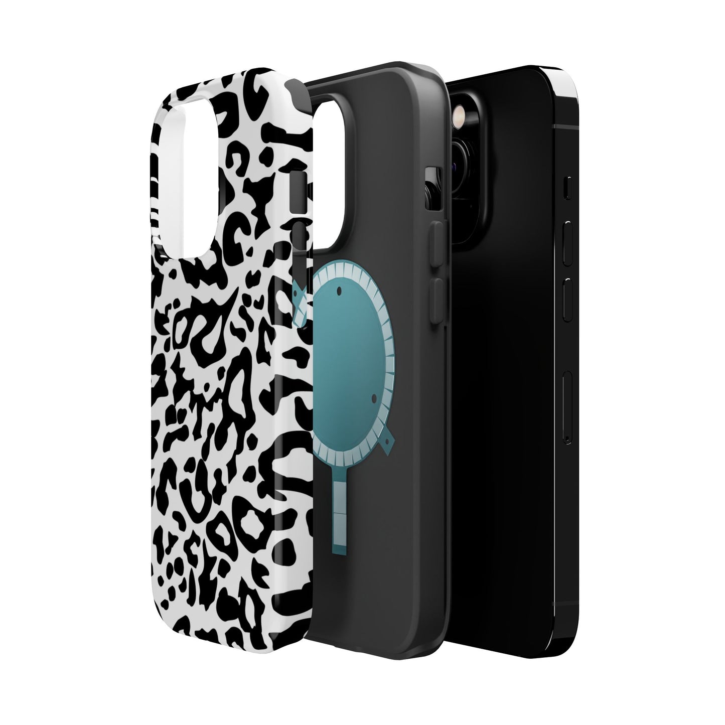 Leopard Print Magnetic Impact-Resistant Phone Case