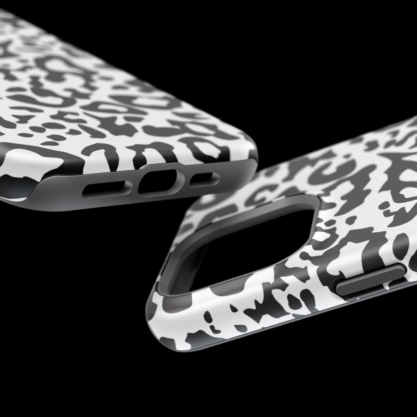 Leopard Print Magnetic Impact-Resistant Phone Case