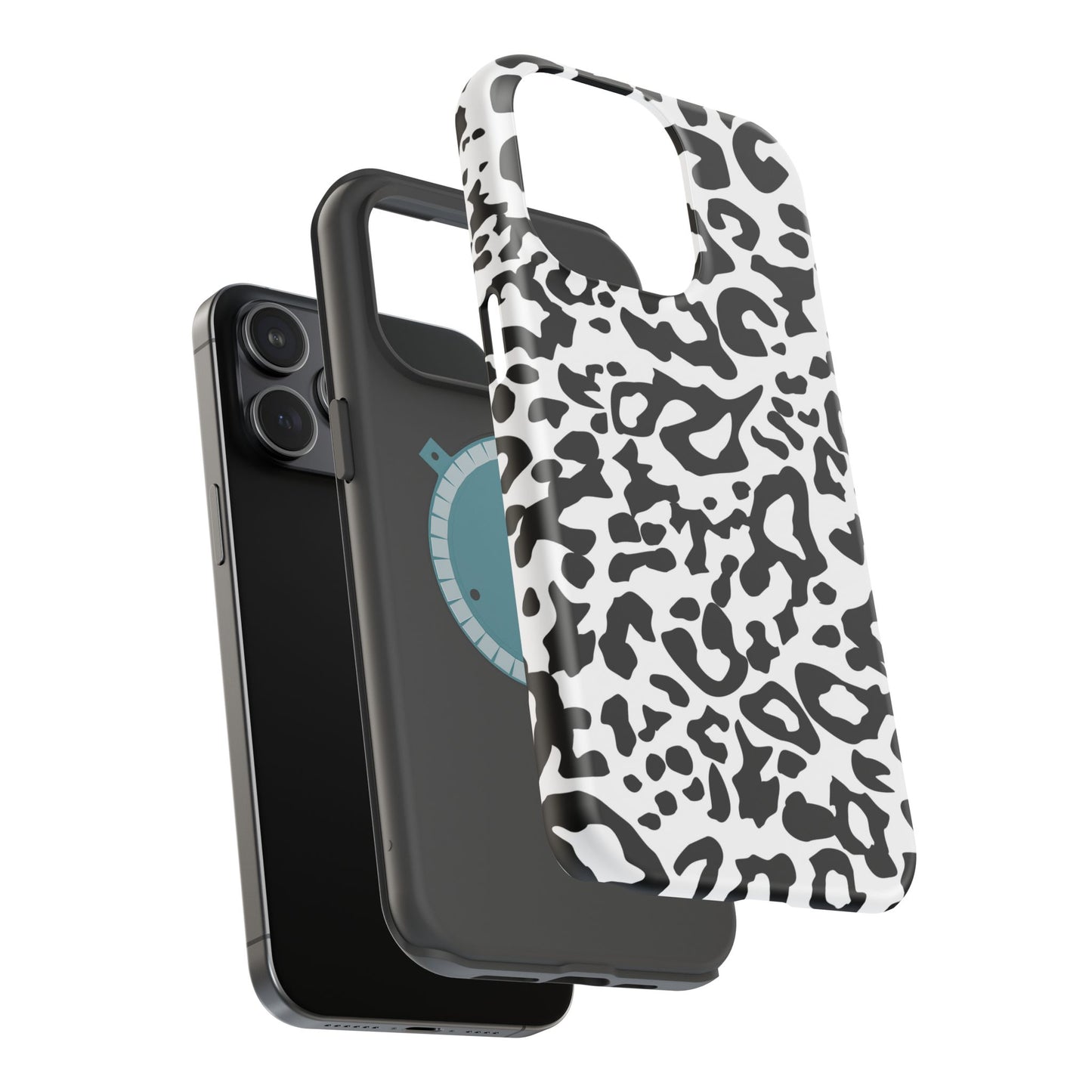 Leopard Print Magnetic Impact-Resistant Phone Case