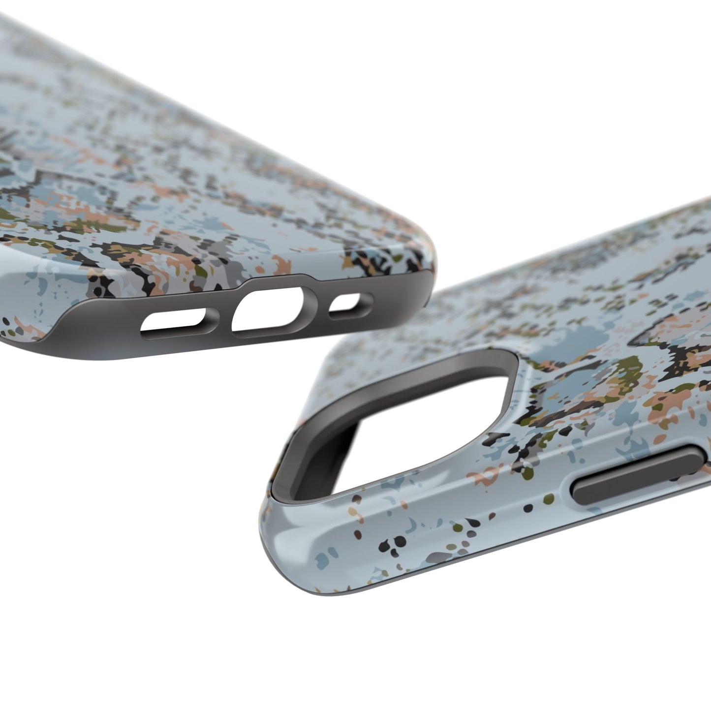 Blue Snake Skin Magnetic Impact Phone Case
